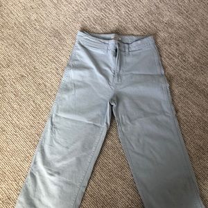 Madewell women’s cropped wide leg soft denim